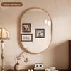 French Retro Double Round Makeup Mirror