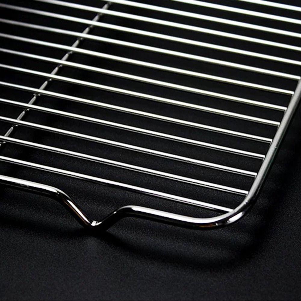 New Stainless Steel Cooling Rack Non-stick Silver BBQ Tray Baking Tray