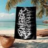 Slasher to Prevail Black Metal Fashion Beach Towel: Ideal for Summer Adventures Soft, absorbent and quick drying suitable for swimming and bathing