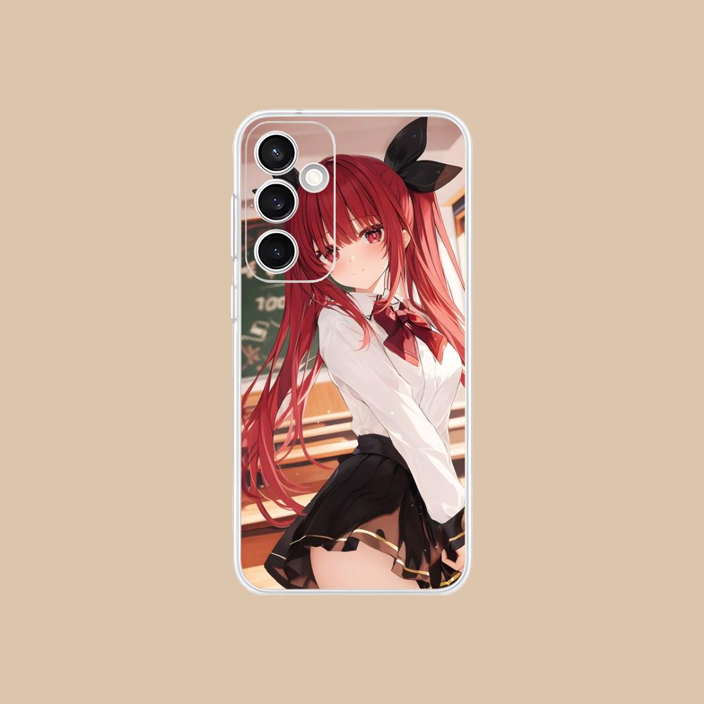 Date a Live Kotori Itsuka Klare Handyhülle für Samsung Galaxy S25 S24 S23 S22 S21Plus FE Ultra Bunte Hülle