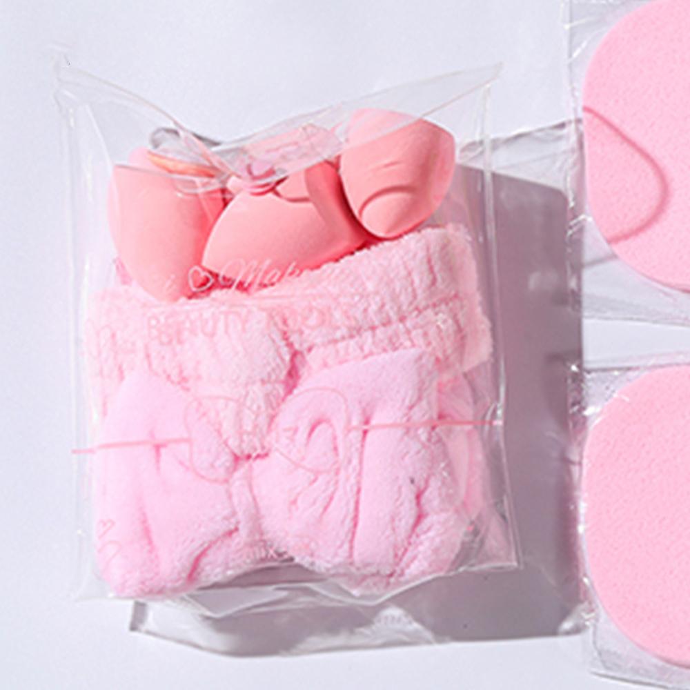 14pcs Combination Triangle Powder Puff Beauty Egg Set With Fan-Shaped Fixed Makeup Puff Honey Powder Puff Makeup