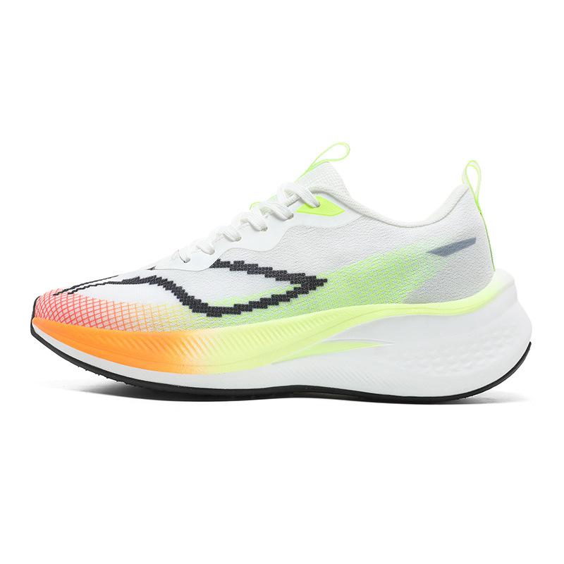 4C Ultra-light Carbon Board Running Shoes Thick-soled Men's and Women's Mesh Shock Absorption and Rebound Versatile Lightweight Body High School 