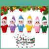 2.9in Christmas Elf Doll Ornament Lovely Kids Gift Toy Decor
