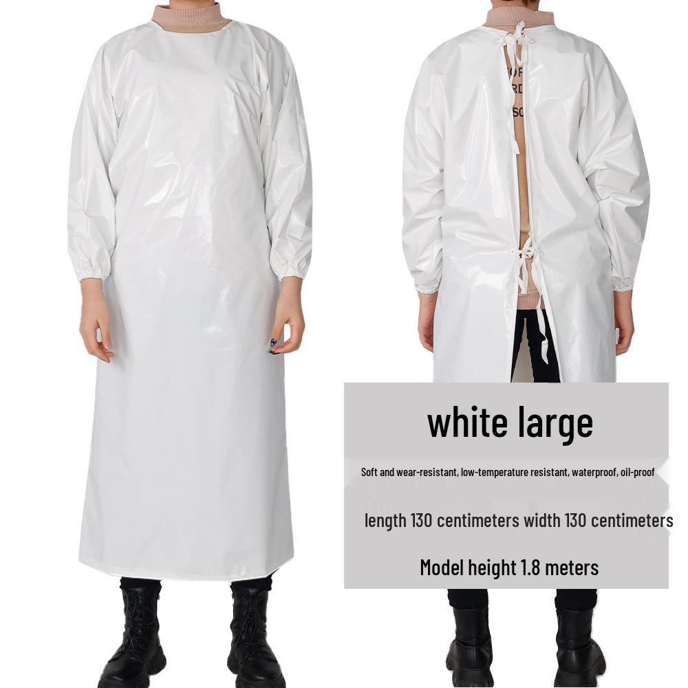 

Водонепроникний та маслостійкий кислотостійкий робочий фартух з довгими рукавами з харчового ТПУ для бійні
