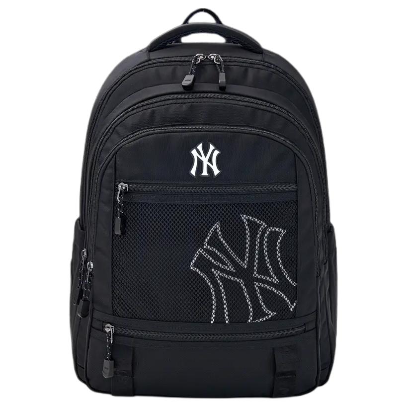 

MLB 25FW New York Yankees 3Layer 21L Brand Logo Fashion Versatile Nylon Polyester Backpack Kids Backpack Black 7ABKB065N-50BKS Black