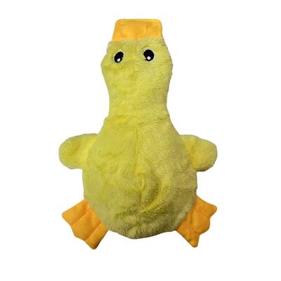 Yellow Duck Plush Squeaky Dog Toy – Soft Interactive Puppy Chew Boredom Buster Toy