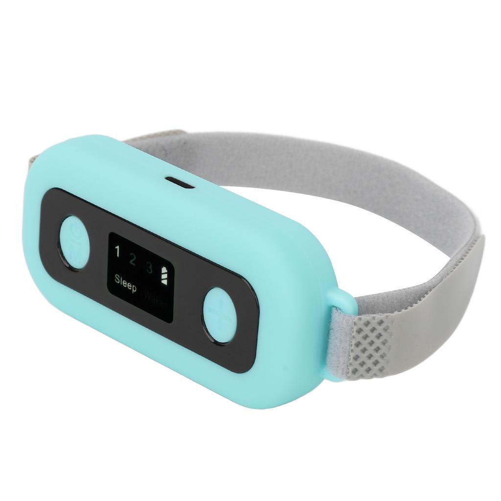 Sleep Instrument Smart Portable Light Weight Microcurrent Physics Handheld Sleep Device for Home Office School Green