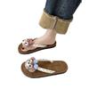 Flip Flops Women's Outdoor Wear 2025 Summer New Style Soft Bottom Fashionable Versatile Internet Famous Sandals Flat Bottom