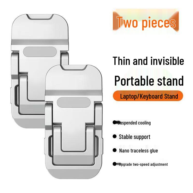 Portable Laptop Stand & Footrest with Invisible Keyboard Support