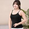 Spring Sleeveless Top with A Halter Top Chest Pad and Base