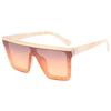 Superhot Eyewear 23568  Luxury Flat Top Rectangle One Piece Lens Men Women Oversize Shades Sunglasses
