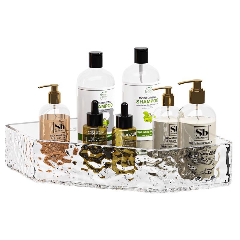 Punch-Free Triangle Wall-Mounted Bathroom Storage Shelf