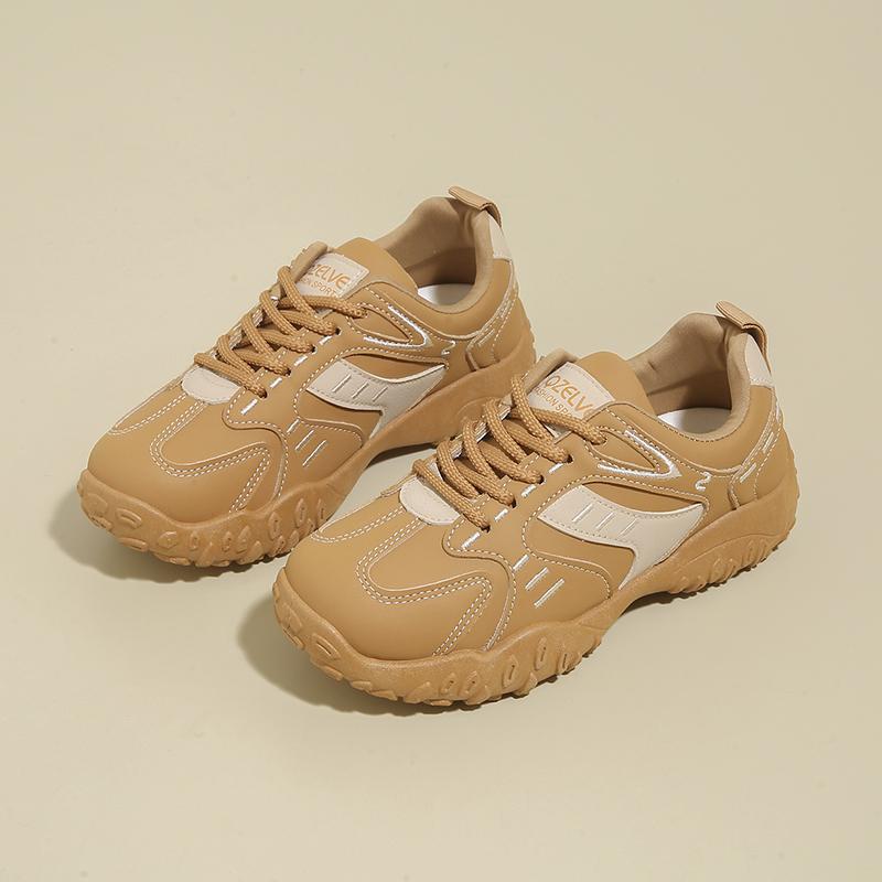 

CRLAYDK Women s Sneakers Casual Comfortable Leather Shoes Walking Lace Up Tennis Ladies Flat Sports Running Trainers 35