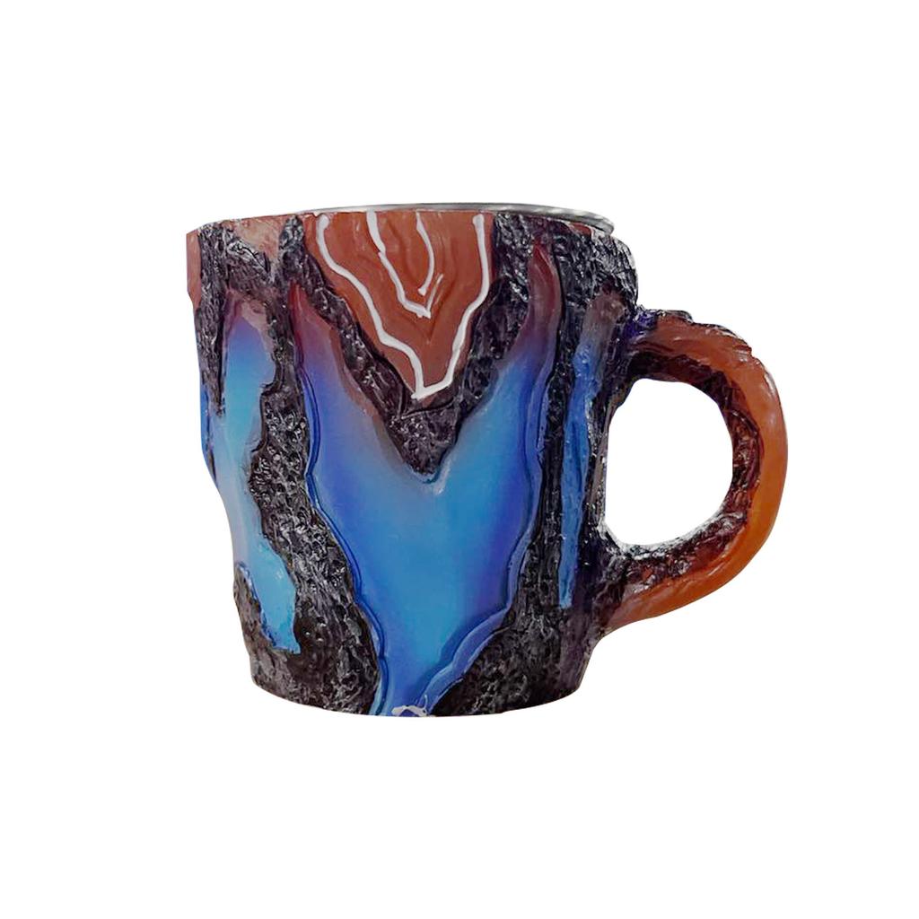 Nye kaffekrus, kaffekrus, naturlig kaffekrus, fargerikt krus Gjennomsiktig kaffekrus, elegant jul