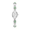 Elegant Women's Watch Jade Bracelet Small Clock Fashion Quartz Watches Luxury Golden Wristwatch Gifts For Women Original Brand