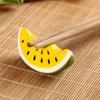 1/2/3pcs Creative Watermelon Ceramic Chopstick Rest Rack Tomato Chopstick Shelf Stand Pen Holder Tableware Table Decoration