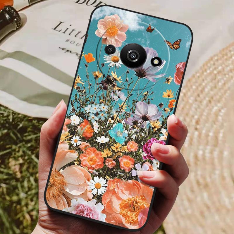 For Xiaomi Redmi A3 Case Luxury Phone Silicon Back Cover For Redmi A3 Cases Full Protective Shell RedmiA3 A 3 6.71" New Cartoon