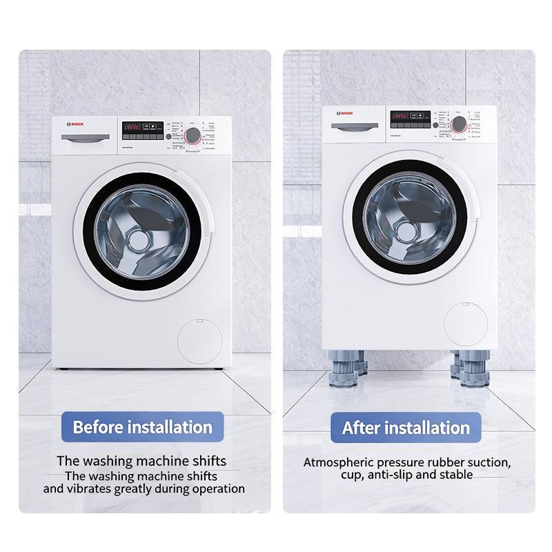 Multi-Functional Washing Machine Shockproof Pad Adjustable Anti-Slip Anti Vibration Mat Universal Furniture Foot Pad