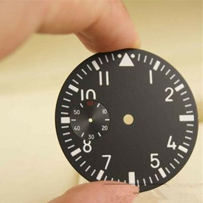 Green Luminous 38.9mm Watch Dial For ETA 6497 Seagull ST3600 Watch Movement Dial With Hands Watch Accessories