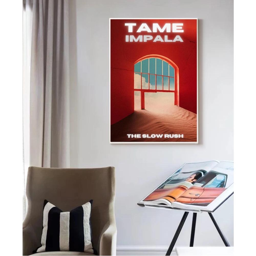 Berühmte Rapper Rock Tame Impala Poster Album Cover Drucke Popmusik Band Currents Leinwandbild Wandbilder Heim Raum Dekoration