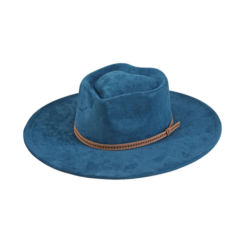 Cappello Top Cuore Colorato Suede Vegano Cappello Fedora a Tesa Larga 9 cm Cappello Jazz in Feltro Autunnale per Uomo e Donna Cappello Classico Chapeau Sombrero