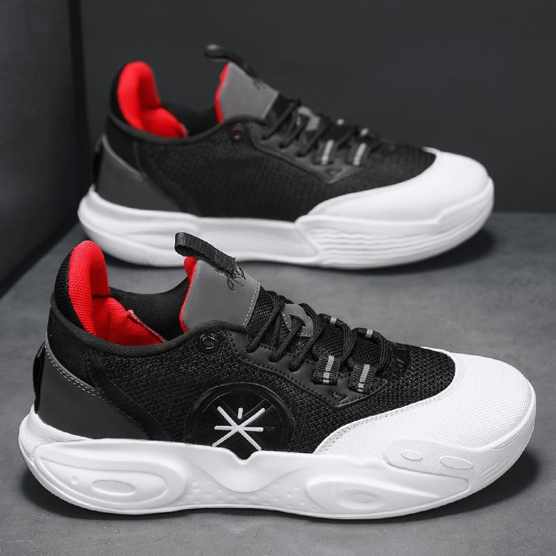 

Новые поступления баскетбольные кроссовки мужские дышащие уличные спортивная обувь тренажерный зал спортивные дизайнерские кроссовки женские Tenis Masculino 45 чёрный