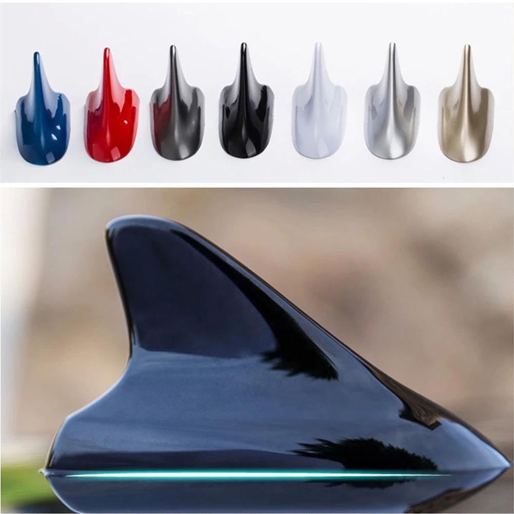 Universelle Haifischflossen-Antenne für Autos Radioantennen FM/AM-Signal Schutzantenne Autostyling Dachdekoration Aufkleber Basis