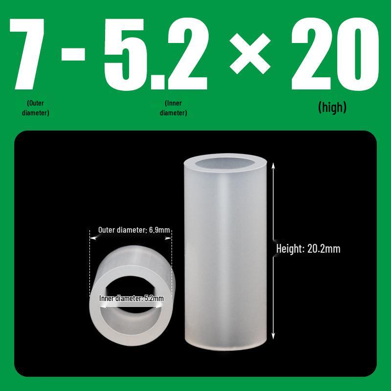Nylon Insulating Spacer M4M5 Round Riser for LED Lamps and PCB Support