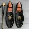 Luxury New Designer Velvet Embroidery Leather Driving Shoes For Men Formal Wedding Prom Dress Homecoming Sapatos Tenis Masculino