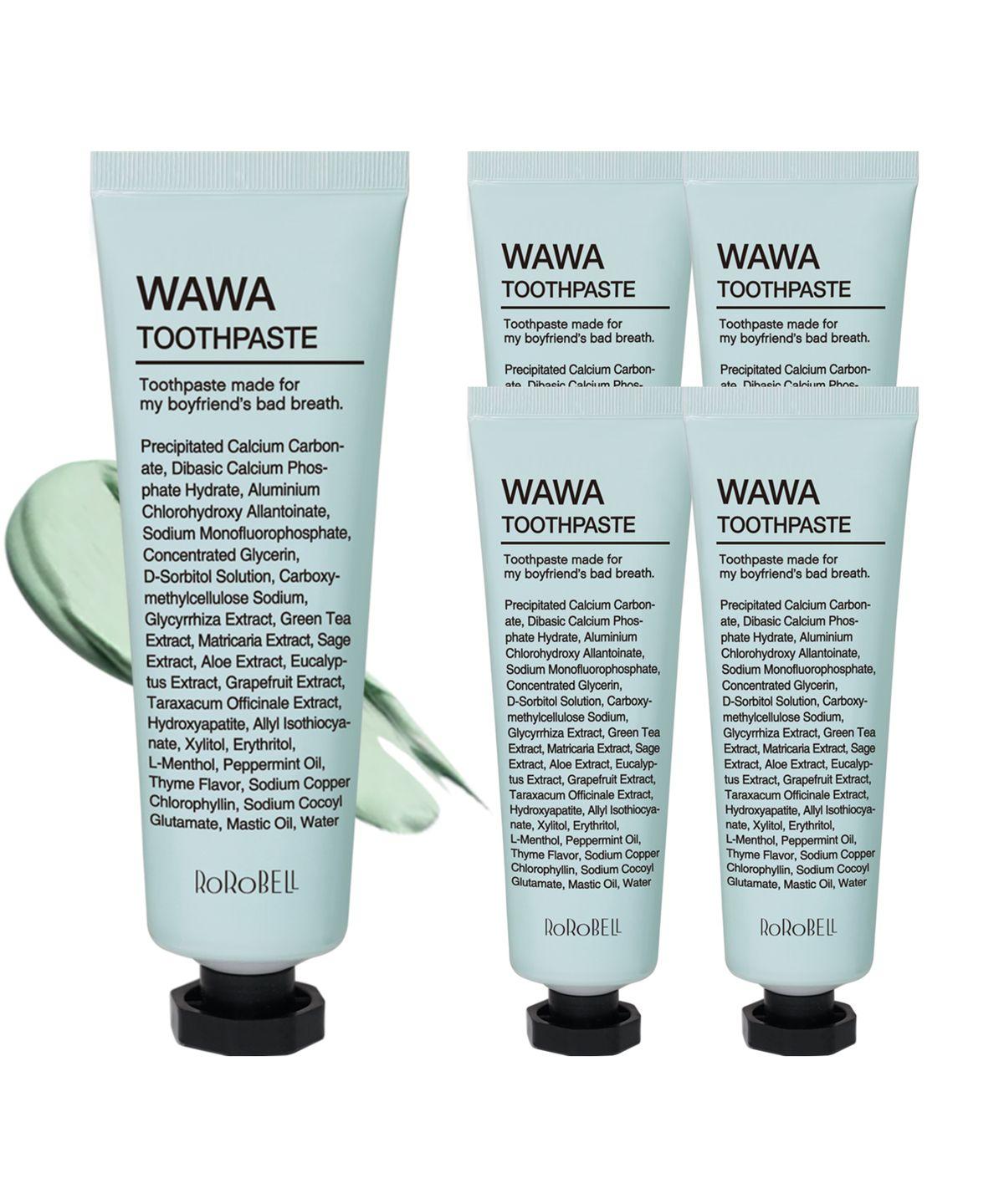 [Bad Breath Removal] Wawa Toothpaste 5-Pack
