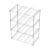 Stackable Water Bottle Organizer Holder For Clear Wine Rack Cup Bottle Holder For Cabinet Home Countertop Fridge Pantry Shelf