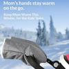 Warm Fleece Lined Pushchair Mittens Waterproof Nylon Exterior Pram Hand Warmers  Shopping Trip