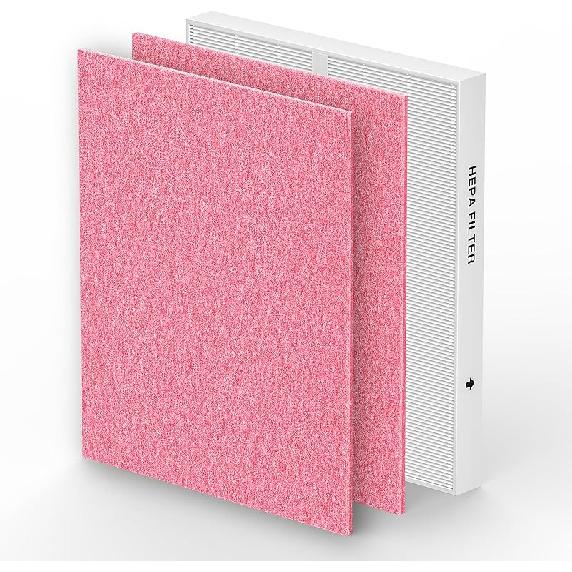 AP-1512HH Air Purifier Replacement Filter Set for Coway Airmega AP-1512HH and and Airmega 200M air Purifier, 2 HEPA and 6 Carbon Filters, Compared to