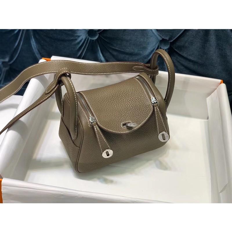 Crossbody-Tasche Mini Lindy Tasche Mini Arzttasche 2024 Rindsleder Damen-Tasche tragbar Schulter Medizinertasche