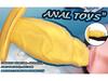 Goldener Flüssigsilikon Tragbarer Realistischer Dildo: Weicher, Großer, Outdoor Analplug für Männer & Frauen.