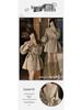 2025 Autumn Retro French Loose Trench Coat – Women's Versatile Mid-Length Slimming Design