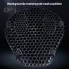 Motorcycle Gel Seat Cushion Cover 3D Honeycomb Shock-absorbing Breathable Comfortable Seat Cover for Pressure Relief