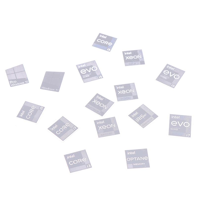 Adesivo per Computer Sticker 11ª Generazione 11Th Generation Ccore I9 Evo I7 I5 Win10