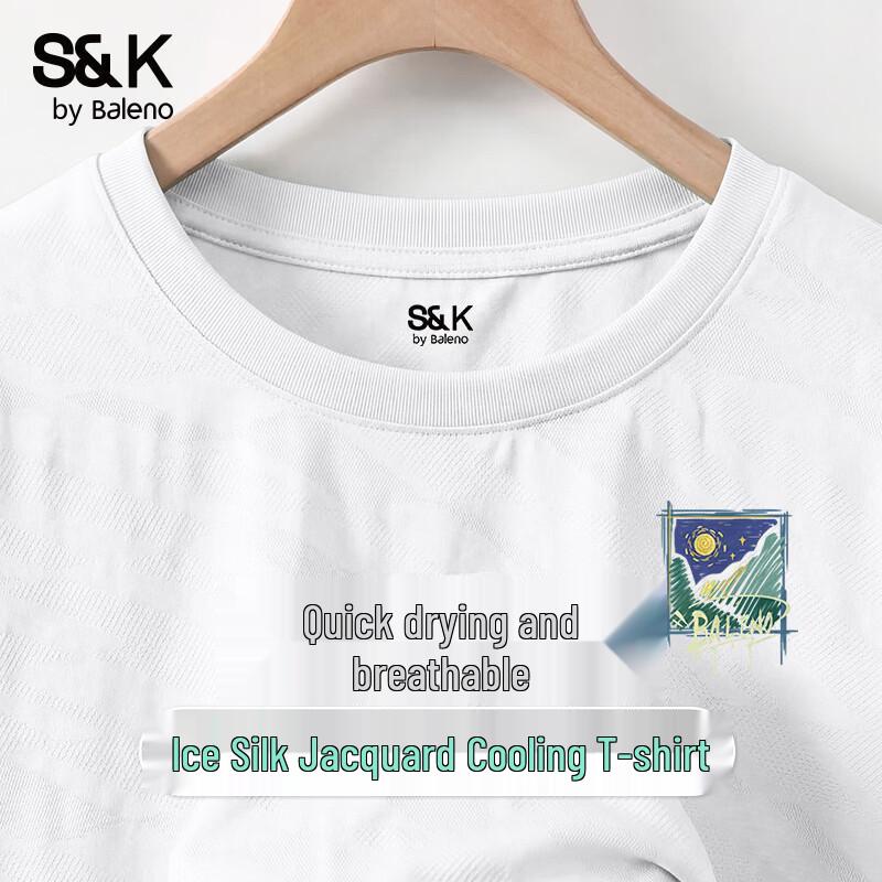 Baleno Men s Ice-Feel Breathable Short Sleeve T-Shirt XL