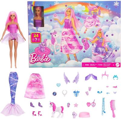 Barbie-Puppe Fantasiewelt Adventskalender JFL66