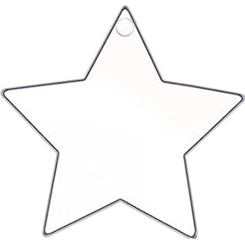 10Pcs Multishape Christmas Tree Hanging Pendant Star Clear Circles Discs  Home Party Supplies