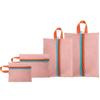 4pcs/set Travel Storage Organizer Bag Holiday Case Toiletry Clothes Mesh Storage Bag