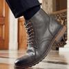 Men Boots Comfortable Retro Fashion 2026 Brand Outdoor Walking Shoe