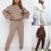 Women Thickened Tracksuit Autumn Winter Warm Hoodies Tops Suits Casual Sweatshirts Jogging Pant Outfits Sweatpants 2 Piece Sets