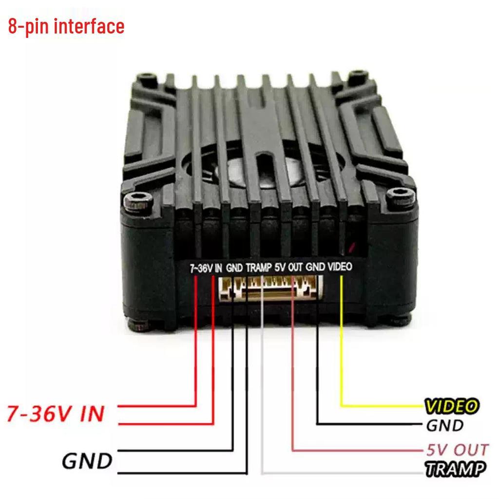 FPV Video Transmitter 4.9G/5.8G/6G 10W 80CH VTX