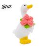 Cute Home Office Decor Mini Garden Duck Figurine Farm Dolls Small Desktop Resin Figures Car Dashboard Figurines Micro Landscape Ornaments