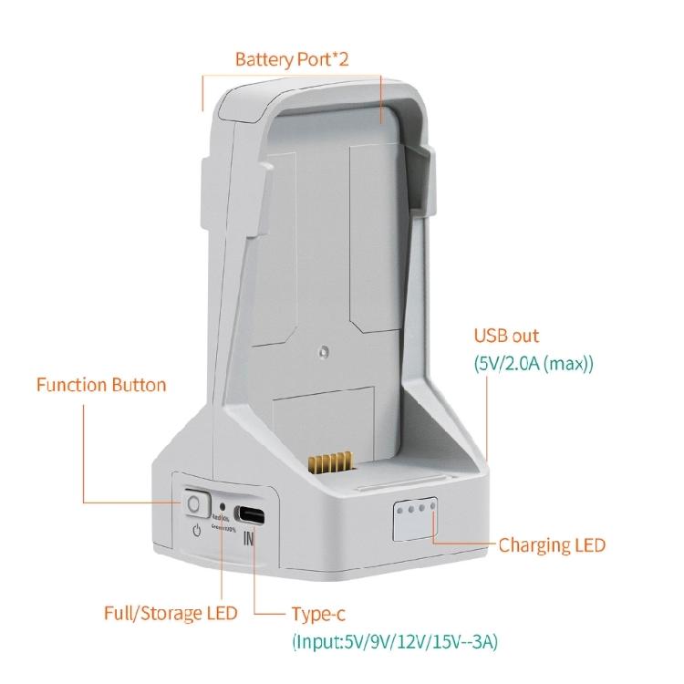 Versatile Battery Charger with LED Indicators and Intelligent Monitoring, for Flip for Safe and Efficient Charging