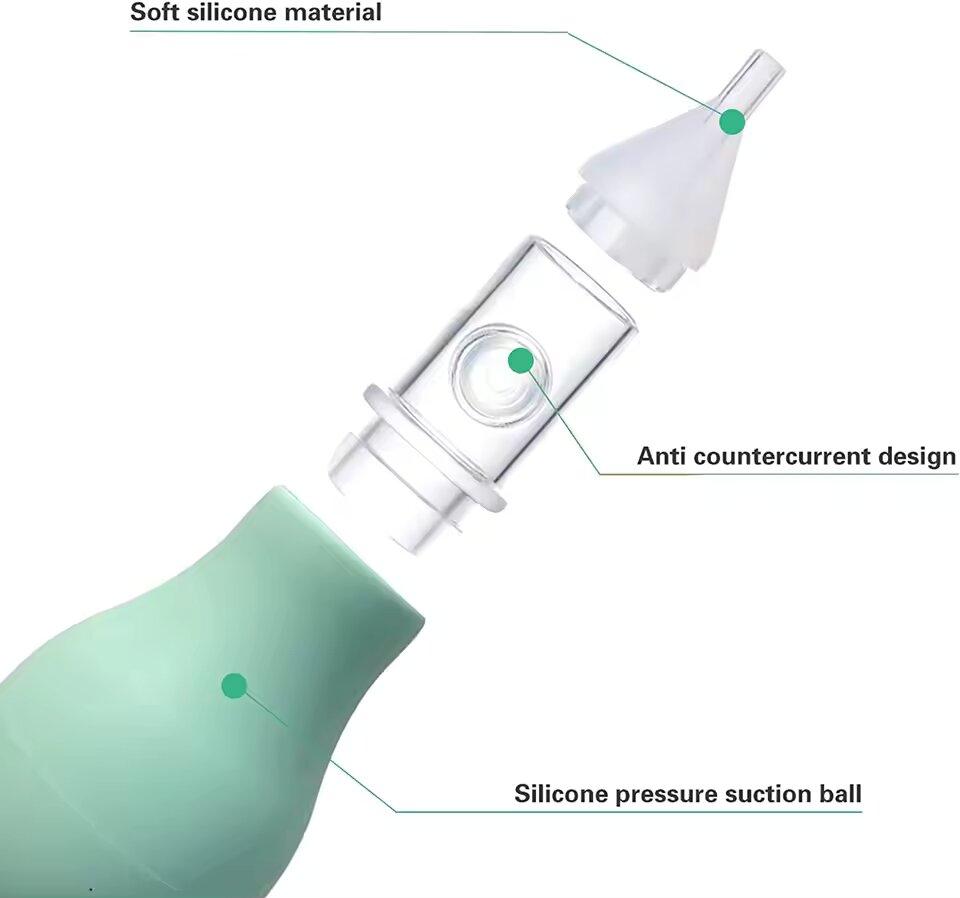 Xiaomi Baby Nasal Suction Device Newborn Toddler Nasal Cleaning Device Safe And Efficient Way to Clear Nasal Passages for Infants