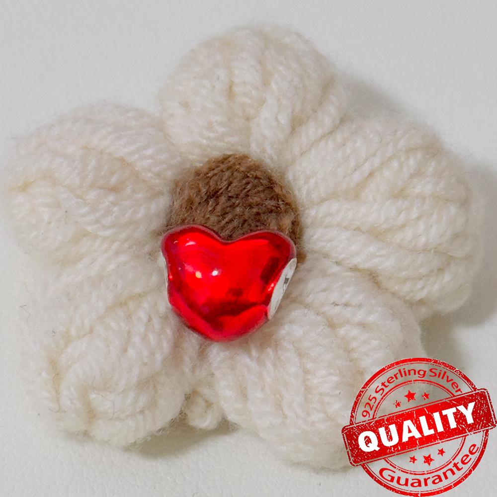 Precious Copper Sparkling Heart Double & Pavé Infinity Knot Dangle Charm Fits 3Mm Bracelet Diy Mother Birthday Gift