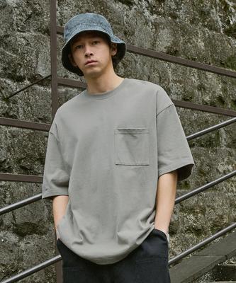 MINIMALPROJECT Robust Heavy Pocket Short Sleeve T-Shirt Mst154 [Gray]